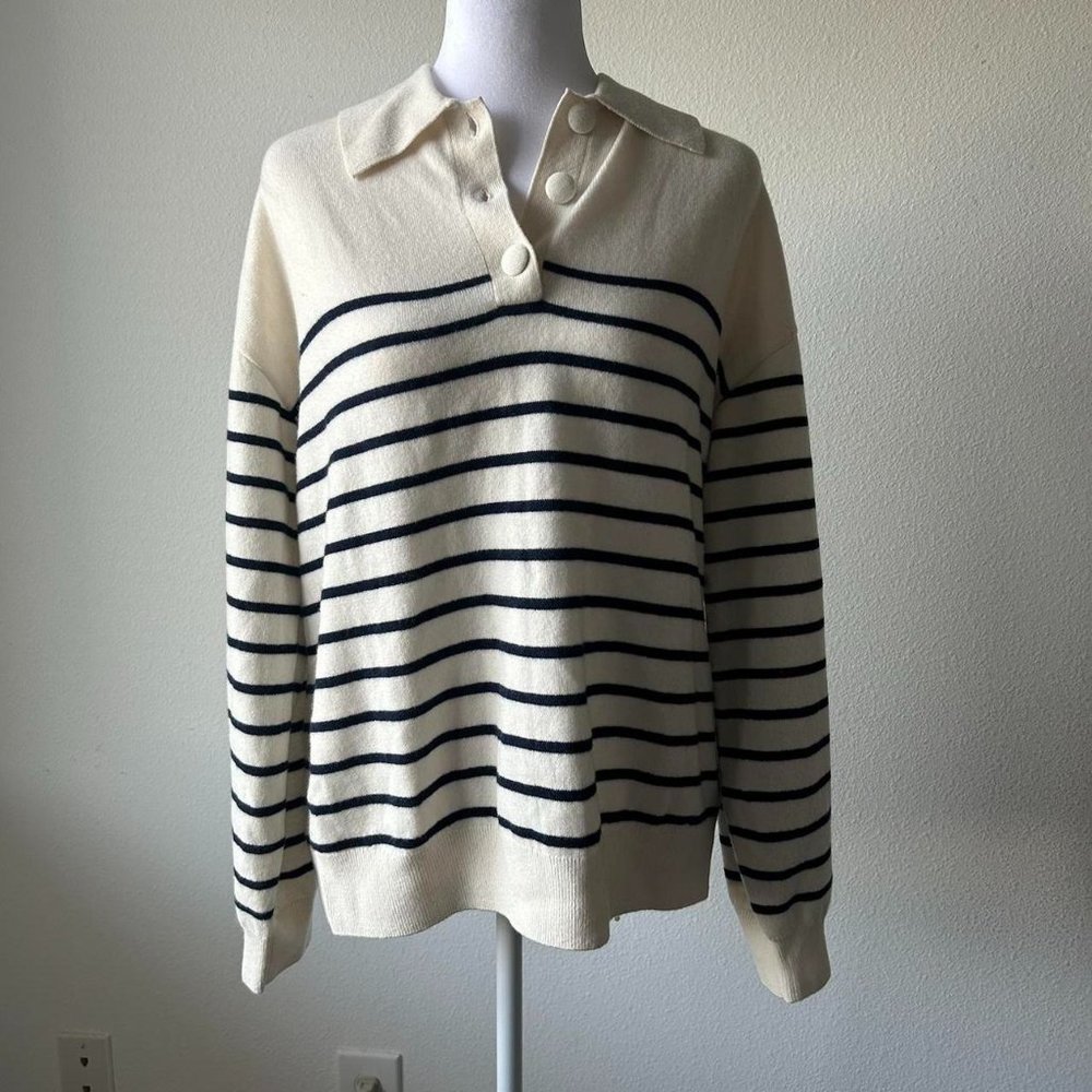 & other stories relaxed stripe sweater